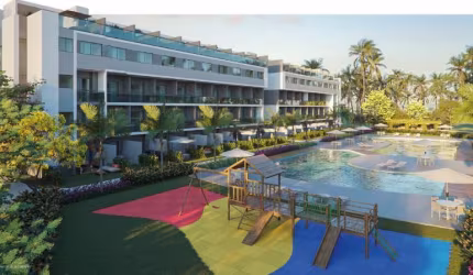 Praia dos Carneiros - Apartamento para venda com 72m², 2 quartos e 1 vaga