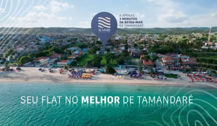 Apartamento com 1 quarto em Tamandaré  com Hidromassagem