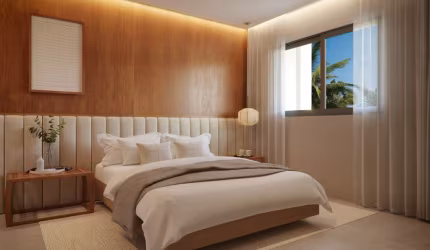 Excelente Apartamento 1° Andar com 2 Quartos na Beira Mar de Carneiros