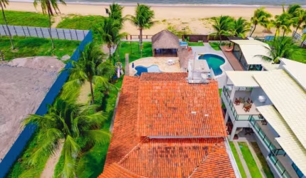 Casa 8 Quartos Beira Mar de Serrambi