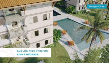 Apartamento, 03 quartos, 01 suíte, beira mar de muro alto