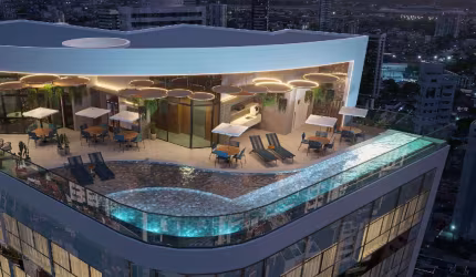 Apatamento  flat em boa viagem, 28m²