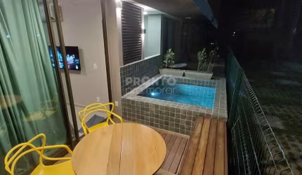 Excelente flat mobiliado localizado em Porto de Galinhas