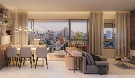 Apartamento 92m² com 2 suítes à Venda na Mooca