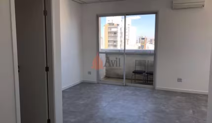 Sala comercial em Pinheiros, com 32 m2, 1 banheiro