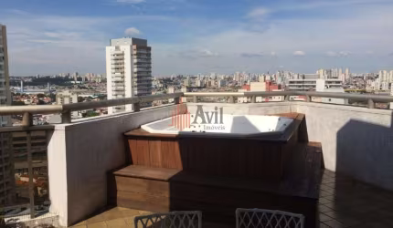 Cobertura 256m² com 4 Quartos, 2 Suítes à Venda na Vila Prudente