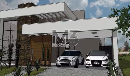 Casa à venda em Paulínia, Parque Brasil 500, com 3 suítes, com 187 m², Condominio Royal Garden