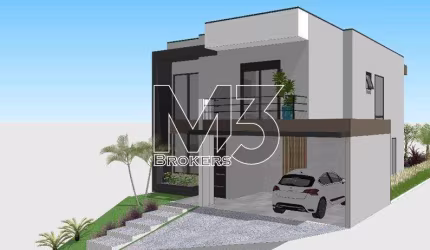 Sobrado à venda em Valinhos, Residencial Santa Maria, com 3 suítes, com 215 m²