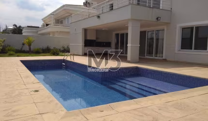 Sobrado para alugar em Campinas, Residencial Parque das Araucárias, com 4 suítes, com 400 m²
