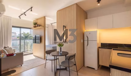 Estúdio para alugar em Campinas, Cambuí, com 1 quarto, com 39 m², MM536
