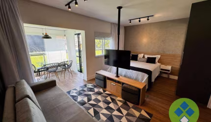 Apartamento com 1 dormitório para alugar, 77 m² por R$ 8.049,95/mês - Chácara Santo Antônio - São Paulo/SP