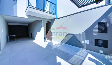Sobrado novo Jardim França - 150² 3 dormitórios 1 suíte 3 vagas varanda churrasqueira lavabo