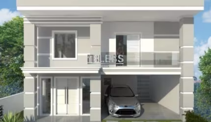 CASA À VENDA COM ESTILO NEOCLÁSSICO NO CONDOMÍNIO BRISAS DA MATA - JUNDIAÍ! EM FASE DE CONSTRUÇÃO, 3 SUÍTES, ÁREA GOURMET E 4 VAGAS