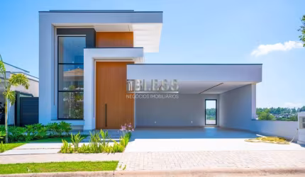Residência de alto padrão em condomínio fechado com 3 suítes e 250m² em São Venâncio, Itupeva-SP.