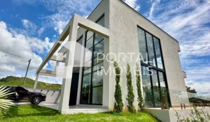 Casa alto padrão para venda, 3 suítes. 4 vagas, Cava Grande - Marliéria/MG - CA462
