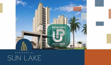 Apartamento com 2 dormitórios à venda, 49 m² por R$ 286.000 - Residencial Sun Lake - Sorocaba/SP