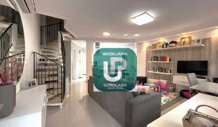 Sobrado com 3 dormitórios à venda, 108 m² por R$ 790.000,00 - Condomínio Villa Santa Rosália - Sorocaba/SP