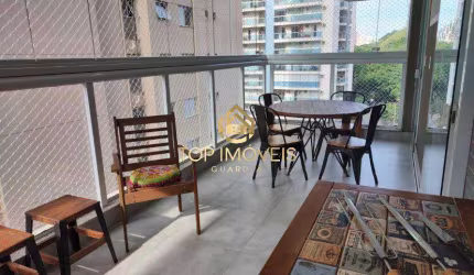 Apartamento com varanda Gourmet na Praia das Astúrias Guarujá SP