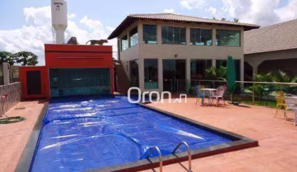 Chácara com 4 dormitórios à venda, 3929 m² por R$ 2.999.000,00 - Condomínio Miraflores - Hidrolândia/GO