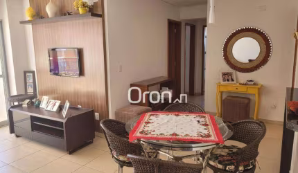 Apartamento mobiliado com 3 dormitórios à venda, 85 m² por R$ 749.000 - Jardim Goiás - Goiânia/GO