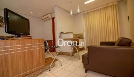 Flat mobiliado com 1 dormitório à venda, 34 m² por R$ 249.000 - Setor Oeste - Goiânia/GO