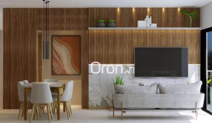 Flat com 1 dormitório à venda, 48 m² por R$ 490.000,00 - Parque Amazônia - Goiânia/GO
