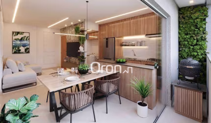 Apartamento com 3 dormitórios à venda, 73 m² por R$ 502.000,00 - Parque Amazônia - Goiânia/GO