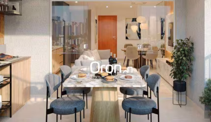 Apartamento com 2 dormitórios à venda, 75 m² por R$ 724.000,00 - Setor Oeste - Goiânia/GO