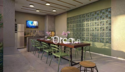 Apartamento com 2 dormitórios à venda, 42 m² por R$ 315.000,00 - Chácaras Dona Gê - Goiânia/GO