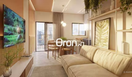 Apartamento com 2 dormitórios à venda, 55 m² por R$ 441.000,00 - Setor Central - Goiânia/GO