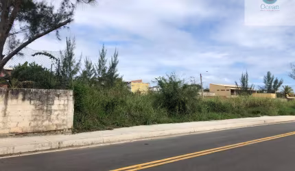 Ocean vende:  Itaipuaçu, terreno 480M², quadra praia, plano, rua asfaltada, medindo 12M de frente
