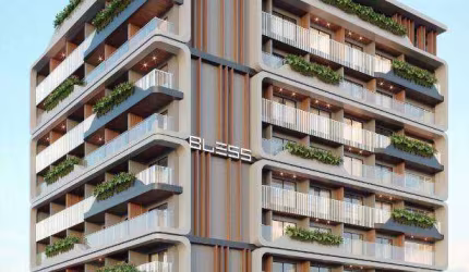 Flat com 1 dormitório à venda, 42 m² por R$ 461.830,96 - Intermares - Cabedelo/PB