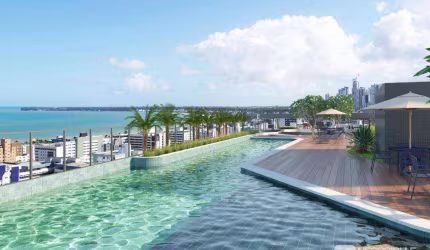 Apartamento com 2 dormitórios à venda, 76 m² por R$ 913.000,00 - Tambaú - João Pessoa/PB