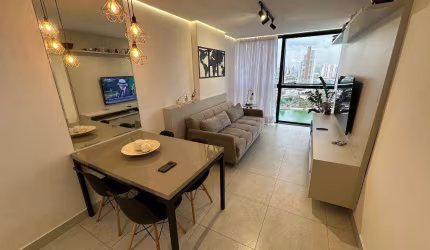 Flat com 1 quarto à venda, 49 m² por R$ 410.000 - Centro - Campina Grande/PB