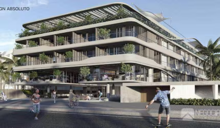 Apartamento com 1 dormitório à venda, 22 m² por R$ 430.000 - Cabo Branco - João Pessoa/PB
