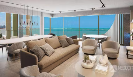 Apartamento com 3 dormitórios à venda, 149 m² por R$ 1.880.301 - Cabo Branco - João Pessoa/PB