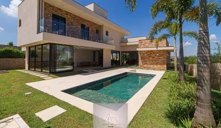 Incrível oportunidade: Casa de alto padrão no Condomínio Villas do Golfe em Itu - 4 quartos, 4 suítes, 1 sala - Venda/Locação