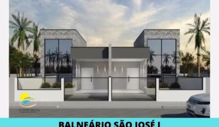 Casa com 2 dormitórios à venda, 80,73 m² por R$350.000,00 - São José - Itapoá/SC