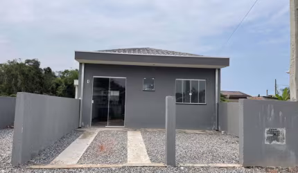 Casa com 3 dormitórios à venda, 58 m² por R$260.000,00 - Cambiju - Itapoá/SC