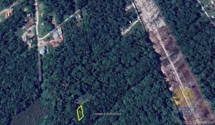 Terreno para investimento, aproximadamente 220 metros para chegar a rua, à venda, 375 m² (15X30,10), com entrada de R$5.000,00 – Balneário Rosa Dos Ventos - Itapoá/Sc.