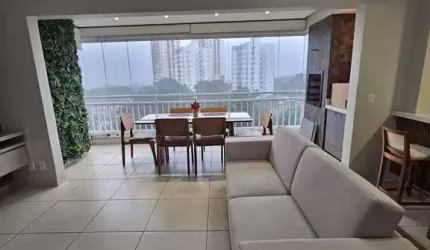 Apartamento 3 quartos, 93 metros, mobiliado, parque Amazônia