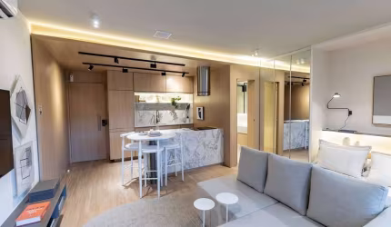 Ágio apartamento um quarto Metropolitan Bueno