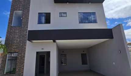 Sobrado Novo, 3 quartos com suíte, Setor Santa Luzia