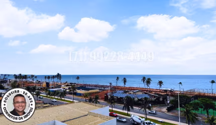2 quartos com suíte, varandão de 18 m² com uma linda vista mar e duas vagas de garagem em Pituaçu