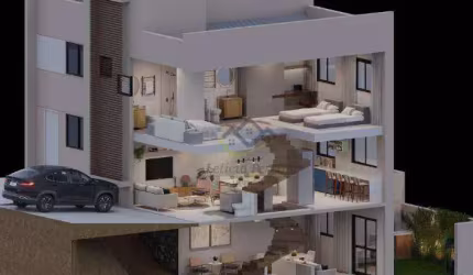 Sobrado com 3 dormitórios à venda, 108 m² por R$ 761.280,00 - Vila Oliveira - Mogi das Cruzes/SP