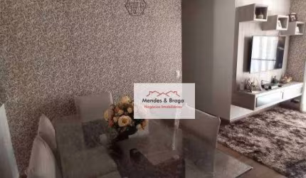 Apartamento com 3 dormitórios à venda, 64 m² por R$ 530.000,00 - Ponte Grande - Guarulhos/SP