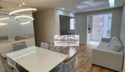 Apartamento com 3 dormitórios à venda, 77 m² por R$ 635.000,00 - Jardim Flor da Montanha - Guarulhos/SP