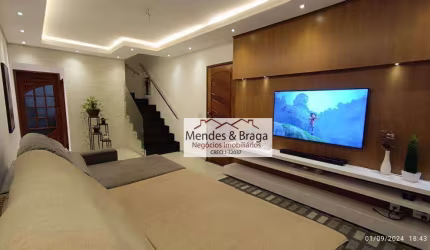 Sobrado com 3 dormitórios à venda, 132 m² por R$ 805.600,00 - Vila Rosália - Guarulhos/SP