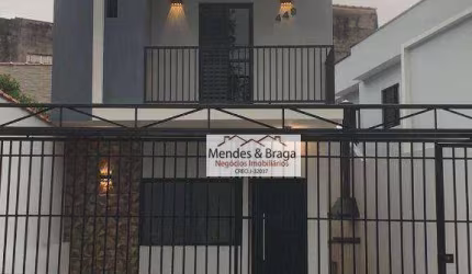 Sobrado com 3 dormitórios à venda, 102 m² por R$ 759.000,00 - Jardim do Triunfo - Guarulhos/SP