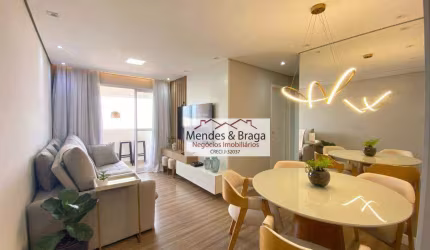Apartamento com 3 dormitórios à venda, 71 m² por R$ 670.000,00 - Vila Augusta - Guarulhos/SP